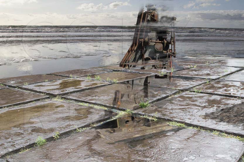 1610 metallplatten auf wasser